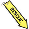 Porte cl&eacute; Clj Charles Le Jeune Porte-cl&eacute;s RESCUE - FLECHE JAUNE DE SECURITE AERIENNE Jaune