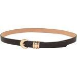 Ceinture Emilie Karston Ceinture Cuir Lisbet avec Pochette Cadeaux