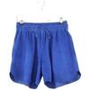 Short Tara Jarmon Mini short en daim bleu