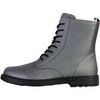 Bottines enfant Geox Bottine &agrave; Lacets Junior Eclair Synt.Lea Gris