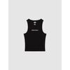 Maillots de corps Dickies RIB TOP DK0A4Z8NBLK1-BLACK Noir