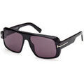 Lunettes de soleil Tom Ford FT1101 TURNER Lunettes de soleil, Noir/Fum&eacute;e, 58 mm Noir Grenoble