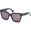 Lunettes de soleil Max Mara MM0089 SPARK3 Lunettes de soleil, Noir/Fum&eacute;e, 55 mm Noir
