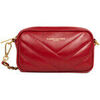 Sac a main LANCASTER Pochette smartphone Soft Matelass&eacute; Rouge