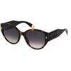 Lunettes de soleil Furla SFU784 Occhiali da sole, Havana/Fum&eacute;e, 57 mm