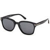 Lunettes de soleil Tom Ford FT1213 GRAYDON Lunettes de soleil, Noir/Fum&eacute;e, 53 mm Noir