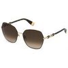Lunettes de soleil Furla SFU531 Occhiali da sole, Havana/Marron, 58 mm