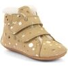 Chaussons b&eacute;b&eacute; Froddo PREWALKERS FURRY BASIC Beige