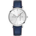 Hommes sur Grenoble : Montre Pierre Lannier Montre Homme DATA Argent&eacute; Cuir Bleu Argent&eacute;