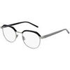 Lunettes de soleil Saint Laurent SL 124 Cadres Optiques, Noir/Transparent, 50 mm