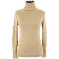 Pull sur Grenoble : Pull Vanessa Seward Pull Col roul&eacute; en laine dor&eacute; Dor&eacute;