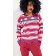 Pull La Fiancee Du Mekong Pull maille imprim&eacute; JOA Violet
