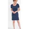 Robe courte La Fiancee Du Mekong Robe maille imprim&eacute;e SANTAI Bleu Grenoble