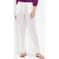 Pantalon La Fiancee Du Mekong Pantalon l&eacute;ger coton bio uni VIVEK Blanc Grenoble