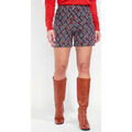 Short La Fiancee Du Mekong Short maille elastiqu&eacute; imprim&eacute; SHAKTI Violet Grenoble