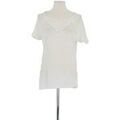 Tee-shirts sur Grenoble : T-shirt Maje T-shirt en lin blanc