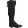 Bottes femme sur Grenoble : Cuissardes Sergio Rossi Bottes en daim noires