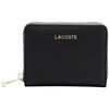 Porte-monnaie Lacoste Portefeuille Ref 66440 000 Noir 12*8.5*2.5 cm
