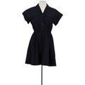 Robes sur Grenoble : Robe courte Tory Burch Robe en coton noire