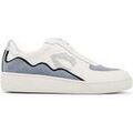 Baskets Bons baisers de Paname Baskets En Cuir Loulou Suede Argent&eacute;