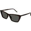Lunettes de soleil Saint Laurent SL 737 MICA THIN Lunettes de soleil, Havana/Gris, 54 mm