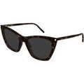 Lunettes de soleil Saint Laurent SL 214 KATE THIN Lunettes de soleil, Havana/Gris, 55 mm Grenoble