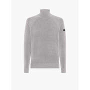 Pull Roberto Ricci Designs Pull col roul&eacute; gris en velours Gris