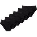 Culottes & autres bas
sur Grenoble : Slips Schiesser Femme Slip Paquet de 6 Cotton Essentials 6P Noir