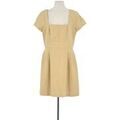Robe courte Paul & Joe Robe en coton beige
