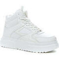 Baskets femme sur Grenoble : Baskets montantes Crosby white casual closed booties