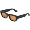Lunettes sur Grenoble : Lunettes de soleil Retrosuperfuture JWE Lunettes de soleil, Noir/Marron, 52 mm