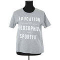 Tee-shirts sur Grenoble : T-shirt S&eacute;zane T-shirt en coton gris Gris