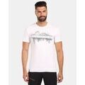 Tee-shirts sur Grenoble : T-shirt Kilpi Maillot en coton &agrave; manches courtes pour homme DISCOVER-M Blanc