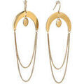 Boucles d'oreille sur Grenoble : Boucles oreilles Luna Collection 72789 Dor&eacute;