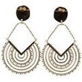 Boucles d'oreille sur Grenoble : Boucles oreilles Luna Collection 80057 Dor&eacute;