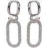 Boucles oreilles Avant-Garde Paris Petraa Argent&eacute;