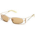 Lunettes de soleil Gcds GD0060 Lunettes de soleil, Or/Jaune, 57 mm Dor&eacute; Grenoble