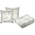 Linge de maison sur Grenoble : Parures de lit Stof Boutis Gally Naturel avec 2 taies assorties 220 x 240 cm