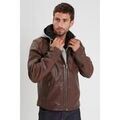 Veste Daytona WINSTON HOOD LAMB VITA BISON