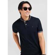 T-shirt Eden Park Polo noir en coton