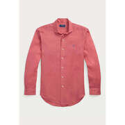 Chemise Ralph Lauren Chemise ajust&eacute;e rouge en lin Rouge
