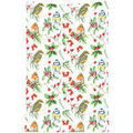 Linge de maison sur Grenoble : Torchons Ambiente Torchon en coton oiseaux et baies 50 x 70 cm Blanc Unique. . Maison & D&eacute;co> Torchons.