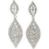 Boucles oreilles Avant-Garde Paris Brigita Argent&eacute;