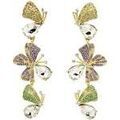 Boucles oreilles Avant-Garde Paris Julianena Dor&eacute; Grenoble