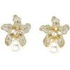 Boucles oreilles Avant-Garde Paris Rosara Dor&eacute;