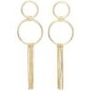 Boucles oreilles Avant-Garde Paris Adelala Dor&eacute;