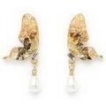 Boucles d'oreille sur Grenoble : Boucles oreilles Avant-Garde Paris Stefaniama Dor&eacute;