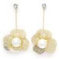 Boucles oreilles Avant-Garde Paris Biancaina Dor&eacute; Grenoble