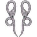 Boucles oreilles Avant-Garde Paris Elenala Argent&eacute; Grenoble