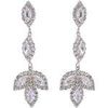 Boucles oreilles Avant-Garde Paris Rominaka Argent&eacute;